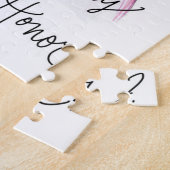 メイド・オブ・オーナー(花嫁付き添い人)か。 パズルのBrの波の花嫁のBrは女中を振ります ジグソーパズル (側面)