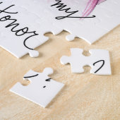 メイド・オブ・オーナー(花嫁付き添い人)か。 パズルDk Blのパンの花嫁のBrのパンMOH ジグソーパズル (側面)