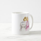 メイド・オブ・オーナー(花嫁付き添い人)か。 マグのブロンドの花嫁のブロンドの女性の女中 コーヒーマグカップ (正面右)