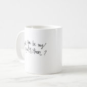 メイド・オブ・オーナー(花嫁付き添い人)か。 暗いBrのパンの花嫁の赤いパンの女中 コーヒーマグカップ (正面左)
