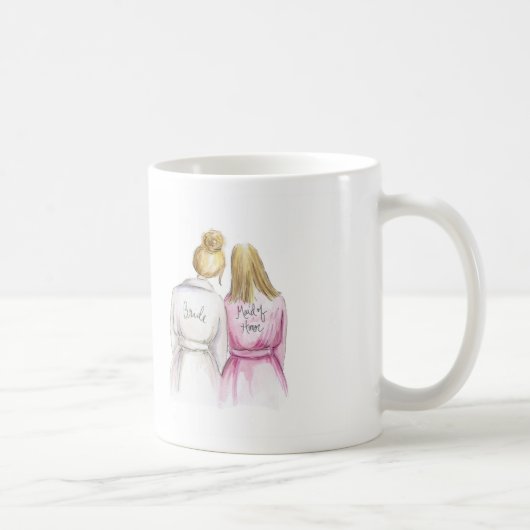 メイド・オブ・オーナー(花嫁付き添い人)か。 Blのパンの花嫁Blのまっすぐな女中 コーヒーマグカップ (右)