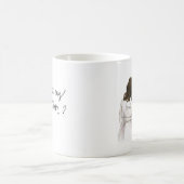 メイド・オブ・オーナー(花嫁付き添い人)か。 Brの波状の花嫁DkのBrのパンの女中 コーヒーマグカップ (中央)