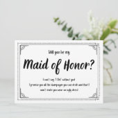 メイド・オブ・オーナー（花嫁付き添い人）で 案内状 (スタンド正面)