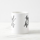 メイド・オブ・オーナー(花嫁付き添い人)のコーヒー・マグ-名前を個人化して下さい コーヒーマグカップ (中央)