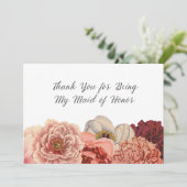 メイド・オブ・オーナー(花嫁付き添い人)のサンキューカード サンキューカード (スタンド正面)