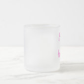 メイド・オブ・オーナー（花嫁付き添い人）のマグ フロストグラスマグカップ (中央)