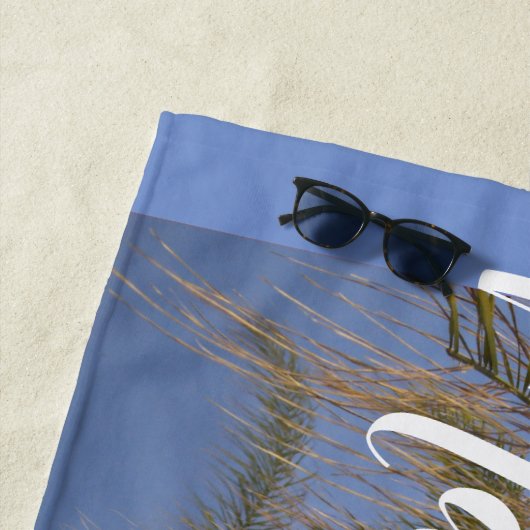 メイド・オブ・オーナー(花嫁付き添い人)のヤシの木のビーチタオル ビーチタオル (インサイチュ)