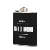 メイド・オブ・オーナー（花嫁付き添い人） |の結婚のフラスコ フラスク (左)
