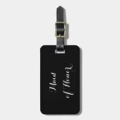 メイド・オブ・オーナー（花嫁付き添い人）の荷札 ラゲッジタグ (正面縦)