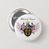 メイド・オブ・オーナー（花嫁付き添い人）の頂上-ボタン 缶バッジ (正面&裏面)