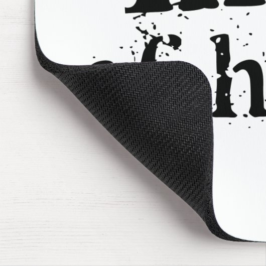 メイド・オブ・オーナー(花嫁付き添い人)の黒い文字 マウスパッド (コーナー)