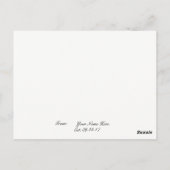 メイド・オブ・オーナー（花嫁付き添い人）ジュエリーテンプレート ポストカード (裏面)