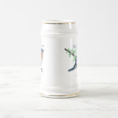 メイド・オブ・オーナー(花嫁付き添い人)ス結婚テインヴィンテージ ビールジョッキ (中央)