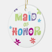 メイド・オブ・オーナー（花嫁付き添い人） セラミックオーナメント (左)