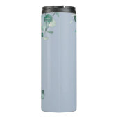 メイド・オブ・オーナー(花嫁付き添い人)ダスティブルーユーカリパーソナライズされた タンブラー (裏面)