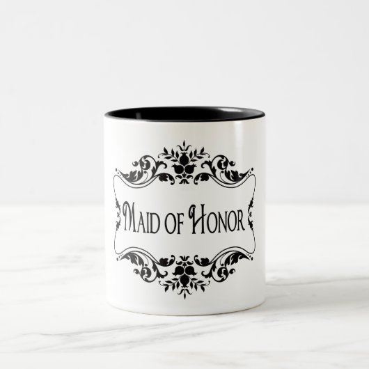 メイド・オブ・オーナー（花嫁付き添い人） ツートーンマグカップ (中央)