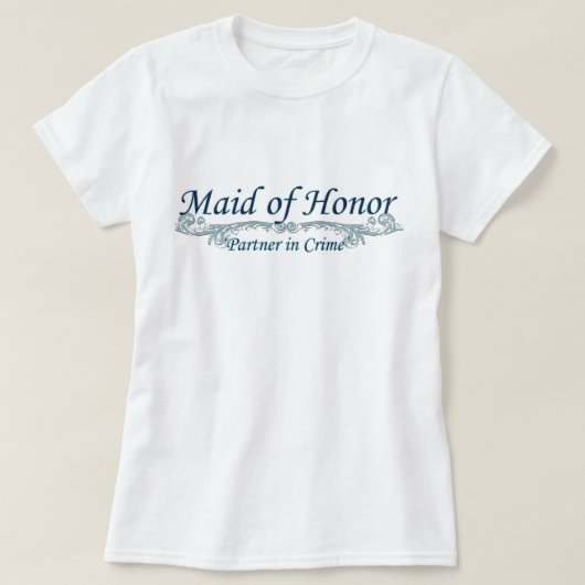 メイド・オブ・オーナー（花嫁付き添い人）-ブライダルパーティシャツ Tシャツ (デザイン正面)