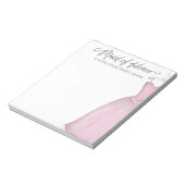 メイド・オブ・オーナー(花嫁付き添い人)ブライダルパーティヴィンテージピンク ノートパッド (回転)