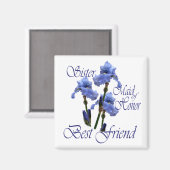 メイド・オブ・オーナー(花嫁付き添い人)/ブルーアイリス マグネット (正面/裏面)