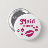 メイド・オブ・オーナー(花嫁付き添い人)ボタン – カスタムバチェロレッテボタン 缶バッジ (正面&裏面)