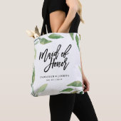 メイド・オブ・オーナー(花嫁付き添い人)ボヘミ葉ア結婚のトートバッグ トートバッグ (クローズアップ)