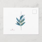 メイド・オブ・オーナー（花嫁付き添い人）招待状はがきブライダルパーティ インビテーションポストカード (裏面)