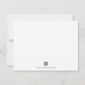 メイド・オブ・オーナー（花嫁付き添い人）提案カード、グリーナリーユーカリ 招待状 (裏面)