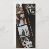メイド・オブ・オーナー(花嫁付き添い人)提案カード(4枚のコラージュ付き) セーブザデート (正面)