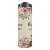 メイド・オブ・オーナー(花嫁付き添い人)提案ギフトカスタムブライダルシャワー タンブラー (正面)