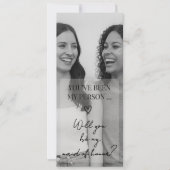 メイド・オブ・オーナー（花嫁付き添い人）提案フォトメモリのコラージュ セーブザデート (正面)