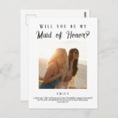 メイド・オブ・オーナー（花嫁付き添い人）案カスタム案 ポストカード (正面/裏面)