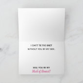 メイド・オブ・オーナー（花嫁付き添い人）案 招待状 (内部)