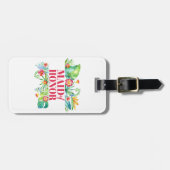 メイド・オブ・オーナー（花嫁付き添い人）熱帯行先結婚式 ラゲッジタグ (正面横)