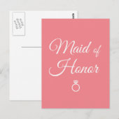 メイド・オブ・オーナー（花嫁付き添い人）環 ポストカード (正面/裏面)