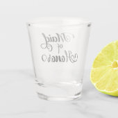 メイド・オブ・オーナー（花嫁付き添い人）結婚の ショットグラス (裏面)