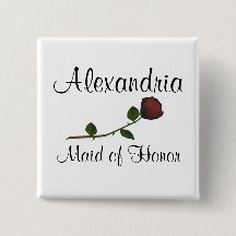 "メイド・オブ・オーナー（花嫁付き添い人）" – 赤ロング茎付きバラ[a2]