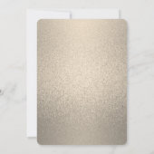 メイド・オブ・オーナー(花嫁付き添い人) |金ゴールドきらめく 招待状 (裏面)