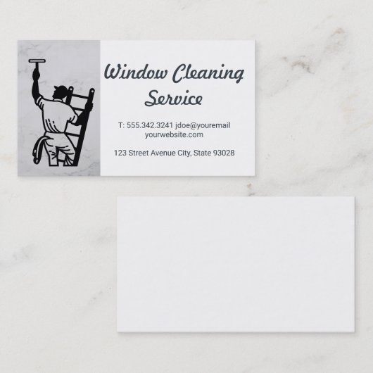 メイド | クリーニングサービスクリーナー 名刺 (正面/裏面)