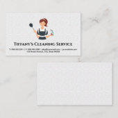 メイド |クリーニングサービス |タイル 名刺 (正面/裏面)