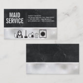 メイド |クリーニングサービス 名刺 (正面/裏面)