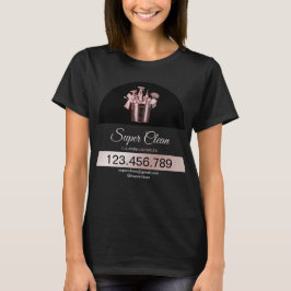 メイド ハウス 掃除 家事 ホログラム Tシャツ