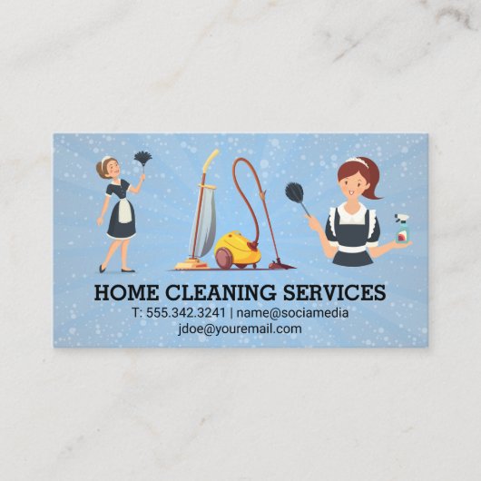 メイド | バキューム 名刺 (正面)