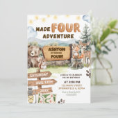 メイド・フォー・アドベンチャー・キャンピング・グラウンズ・バースデー 招待状 (スタンド正面)