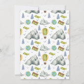 「メイド・フォー・アドベンチャー 4歳の誕生日パーティーへの招待状」 招待状 (裏面)