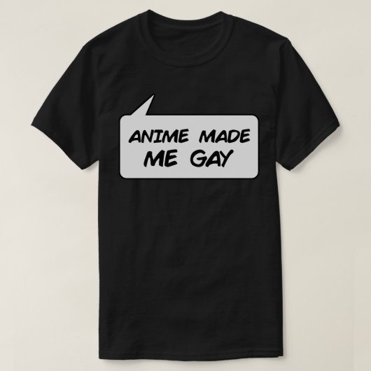 メイド・ミー・ゲイ Tシャツ (デザイン正面)