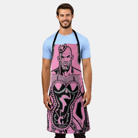 メイド・ロッコ エプロン (着用した状態)