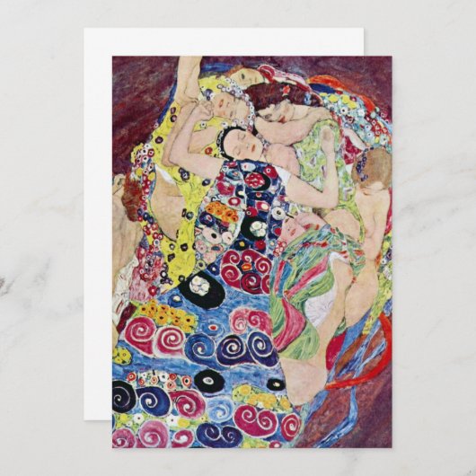 メイド(ヴァージン)、グスタフクリムト、ヴィンテージアールヌーボー (正面/裏面)