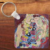 メイド(ヴァージン)、グスタフクリムト、ヴィンテージアールヌーボー キーホルダー (正面)