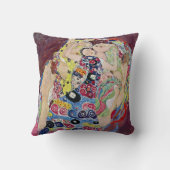 メイド(ヴァージン)、グスタフクリムト、ヴィンテージアールヌーボー クッション (裏面)