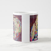 メイド(ヴァージン)、グスタフクリムト、ヴィンテージアールヌーボー ジャンボコーヒーマグカップ (正面)